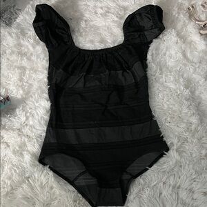 Lisa Marie Fernandez Black Bodysuit